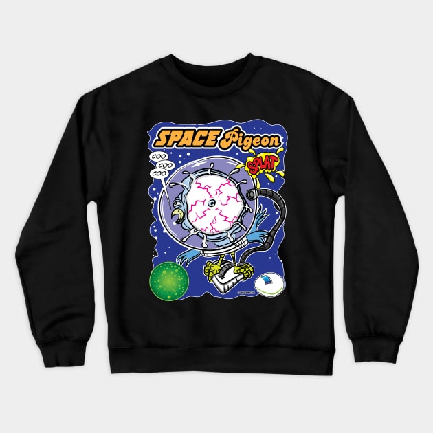 Space Pigeon Crewneck Sweatshirt by eShirtLabs